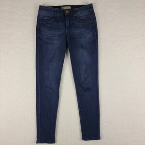 Democracy Jeans Womens 6 Ab Technology Skinny Ankle‎ Jegging Dark Wash Blue